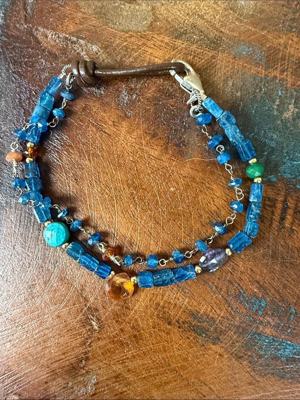 “Hessonite Heart Braceket” New with tags from Sundance!